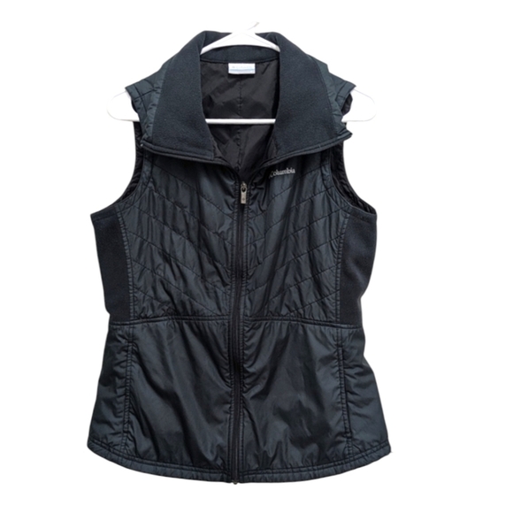 Columbia Womens Sleeveless Mix It Around II Black Full Zip Vest Size Medium - Picture 2 of 7